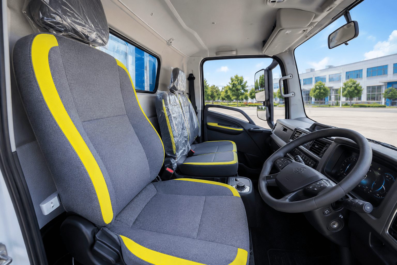 Chen Long L2EV electric truck cabin interior